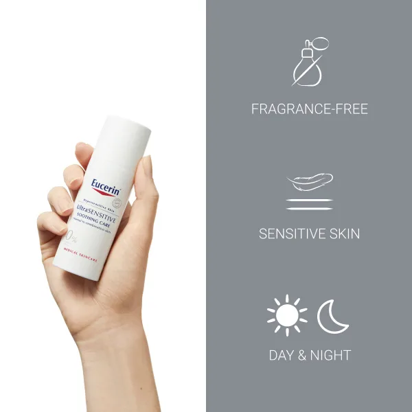 Eucerin UltraSensitive Soothing Care (Normal to Combination Skin) 50ml - Image 3