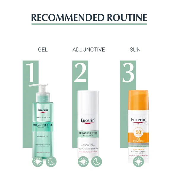 Eucerin DermoPurifyer Oil Control Adjunctive Soothing Cream 50ml - Image 2
