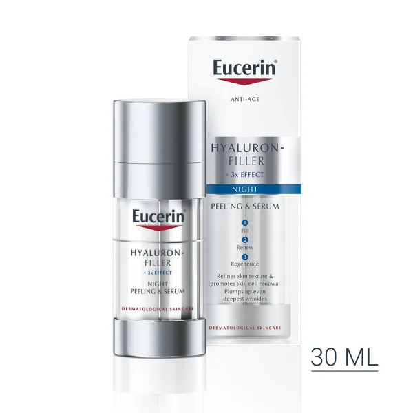 Eucerin Hyaluron-Filler Night Peeling & Serum 30ml - Image 3