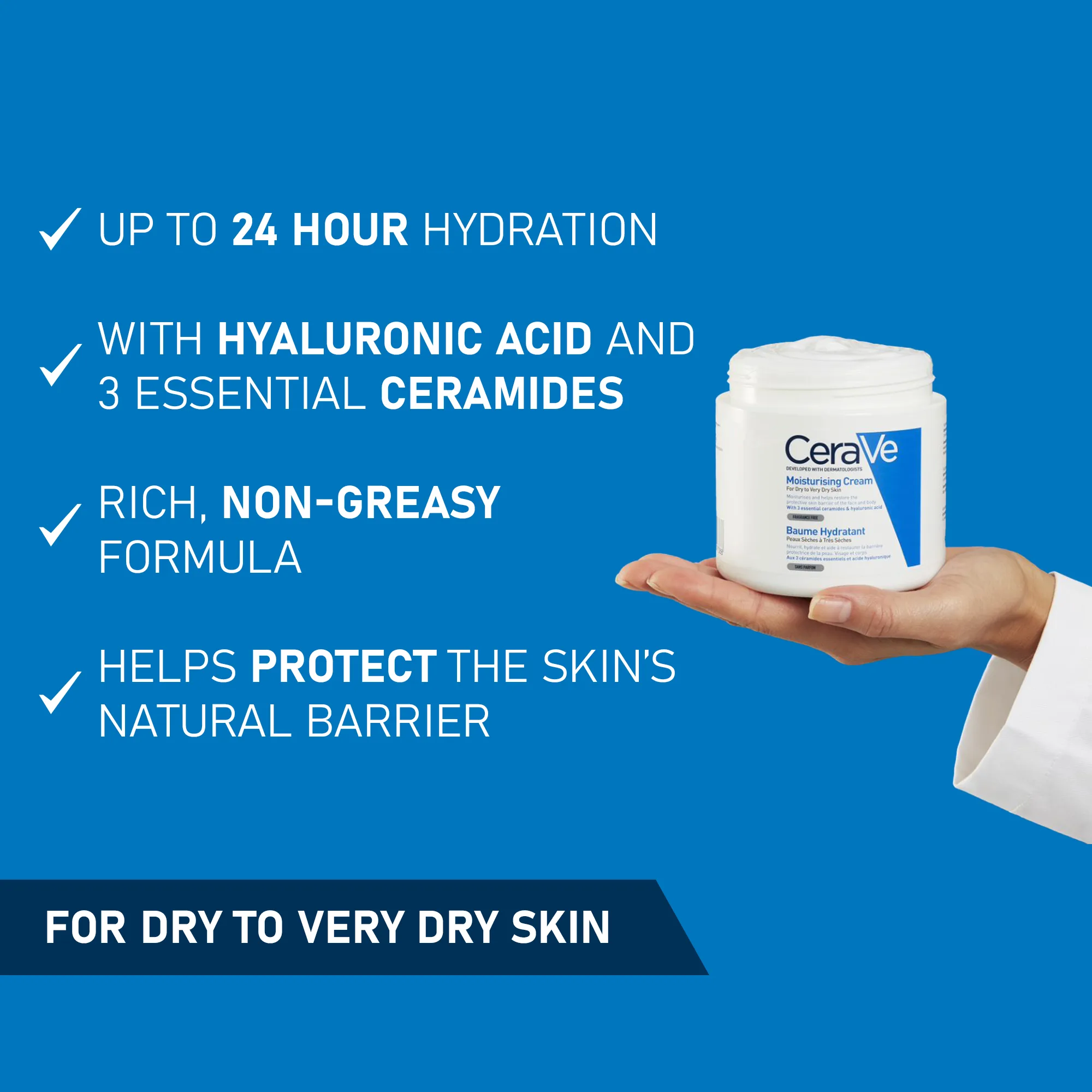 CeraVe Moisturising Cream 454g - Image 5