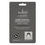 SUKIN OIL BALANCING SHINE CONTROL SHEET MASK SACHET X 8 - Sachx8