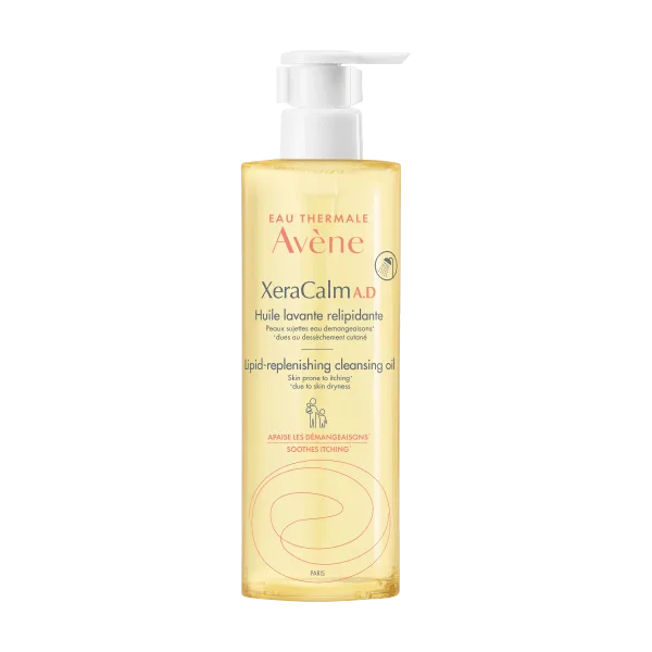 Avène XeraCalm A.D. Lipid-Replenishing Cleansing Oil for Very Dry, Itchy Skin 400ml
