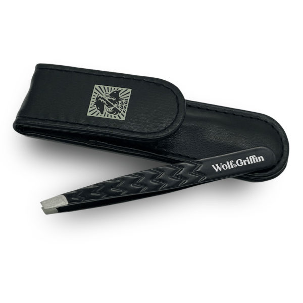 Wolf & Griffin Ultimate Precision Slant Tweezers with Case