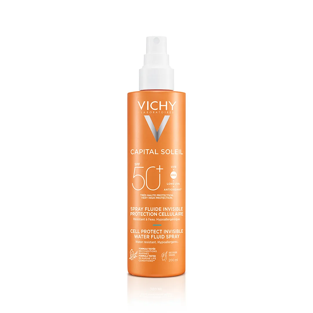 Vichy Capital Soleil Cell Protect Invisible UV Sun Protection Spray SPF50+ 200ml - Image 1