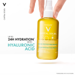 Vichy Capital Soleil Hydrating Sun Protection Water Spray SPF50 with Hyaluronic Acid 200ml - Image 2