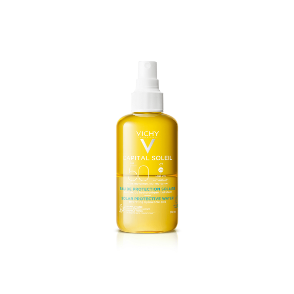 Vichy Capital Soleil Hydrating Sun Protection Water Spray SPF50 with Hyaluronic Acid 200ml