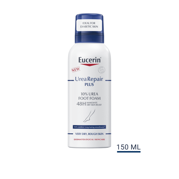 Eucerin UreaRepair Plus 10% Urea foot foam (150ml)
