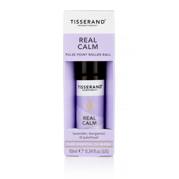 Tisserand REAL CALM Pulse Point Roller Ball (Lavender, Bergamot & Patchouli)