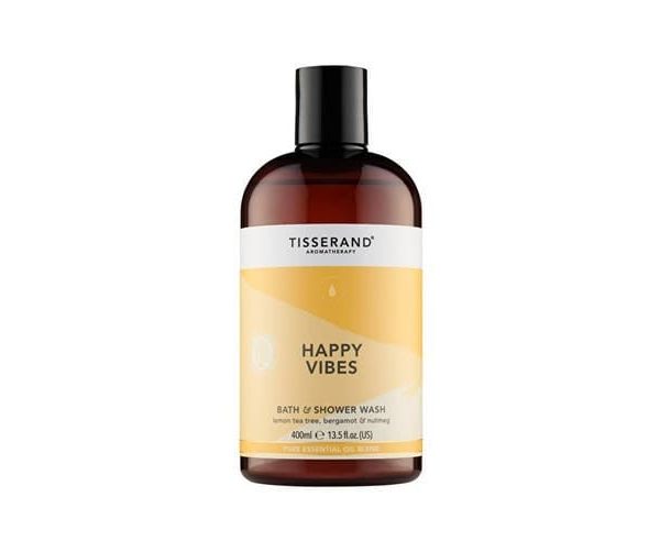Tisserand HAPPY VIBES Bath & Shower Wash (Lemon Tea Tree, Bergamot & Nutmeg)