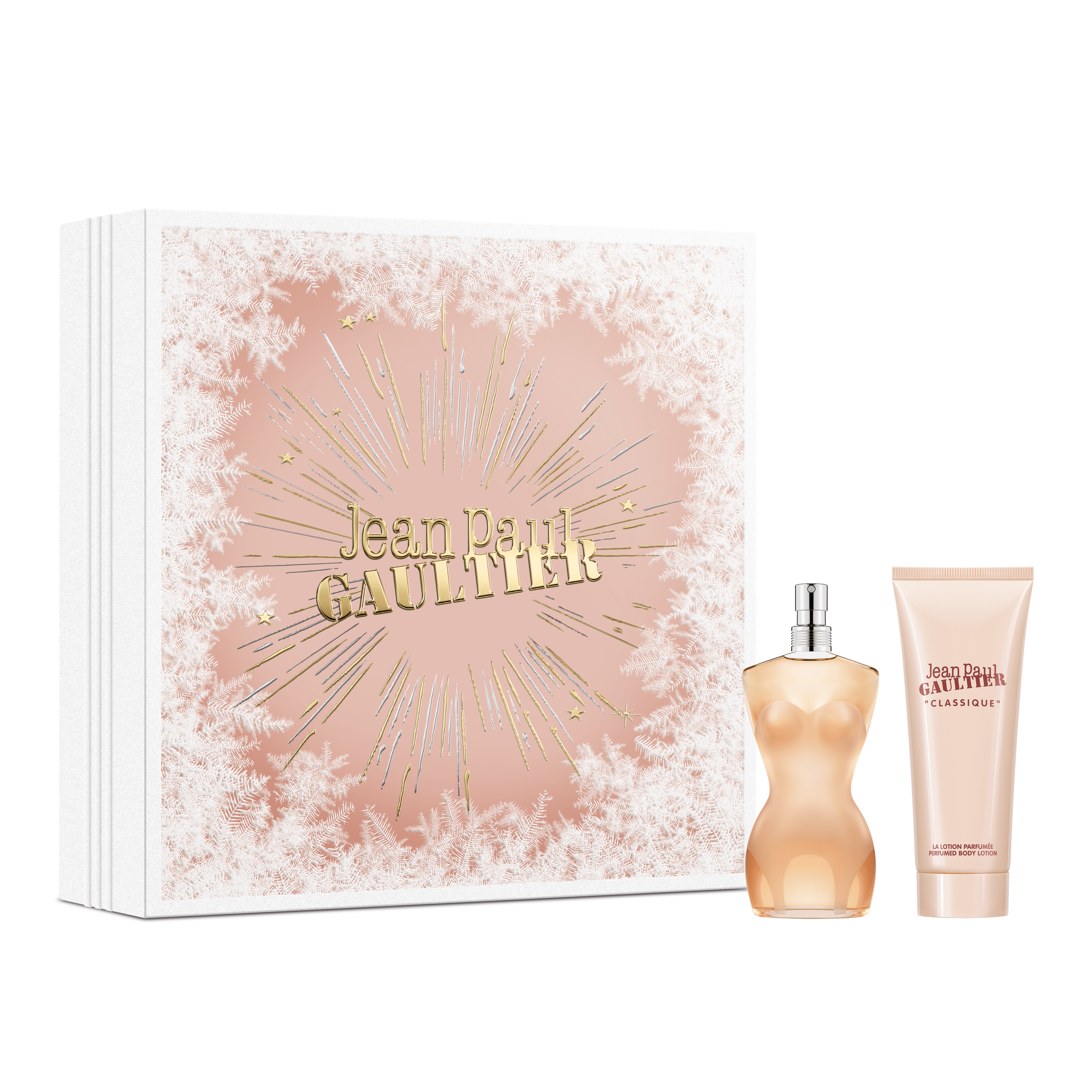 8435415084963_1 Jean Paul Gaultier Classique Eau De Toilette 50ml Body Lotion 75ml Gift Set - Image 1