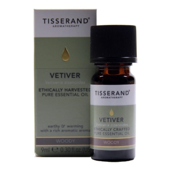 Tisserand VETIVER Ethically Harvested Essential Oil 9ml