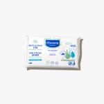 Mustela Organic Cotton Wipes with Water 60 wipes