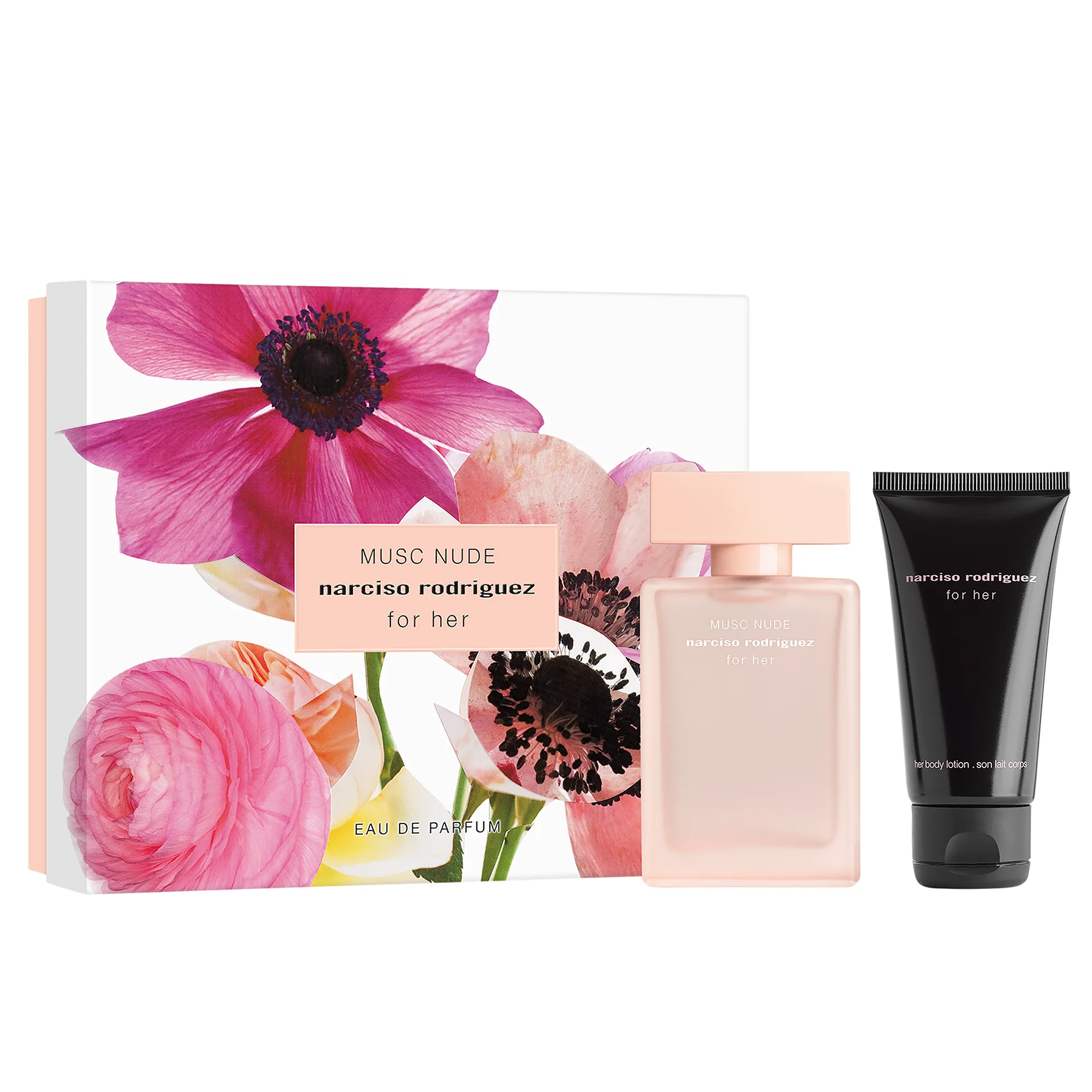 Narciso Rodriguez for her MUSC NUDE Eau De Parfum 50ml + Body Lotion 50ml - Image 1