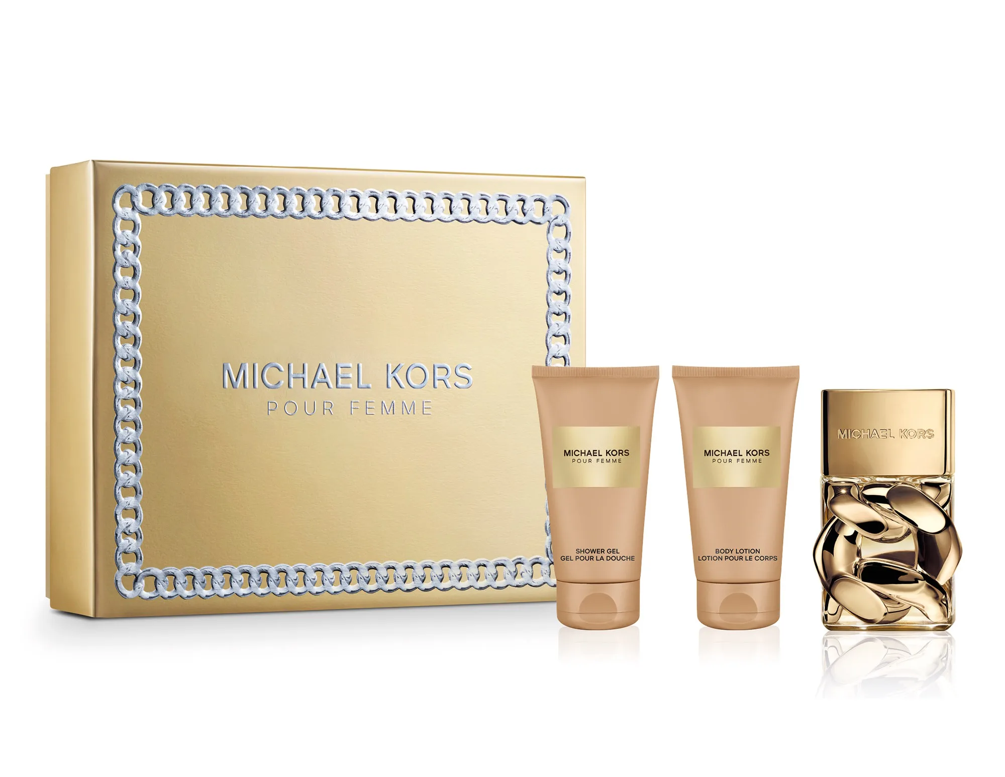0850050174332 MK Pour Femme X24 EDP 50ml Set Michael Kors Pour Femme Eau de Parfum Gift Set 50ml - Image 1