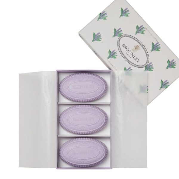 Bronnley Lavender Soap (3x100g)