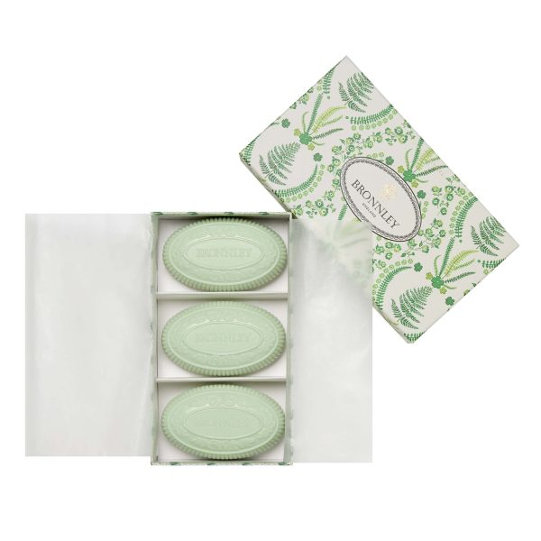 Bronnley 1884 - English Fern Soap Trio (3x100g)