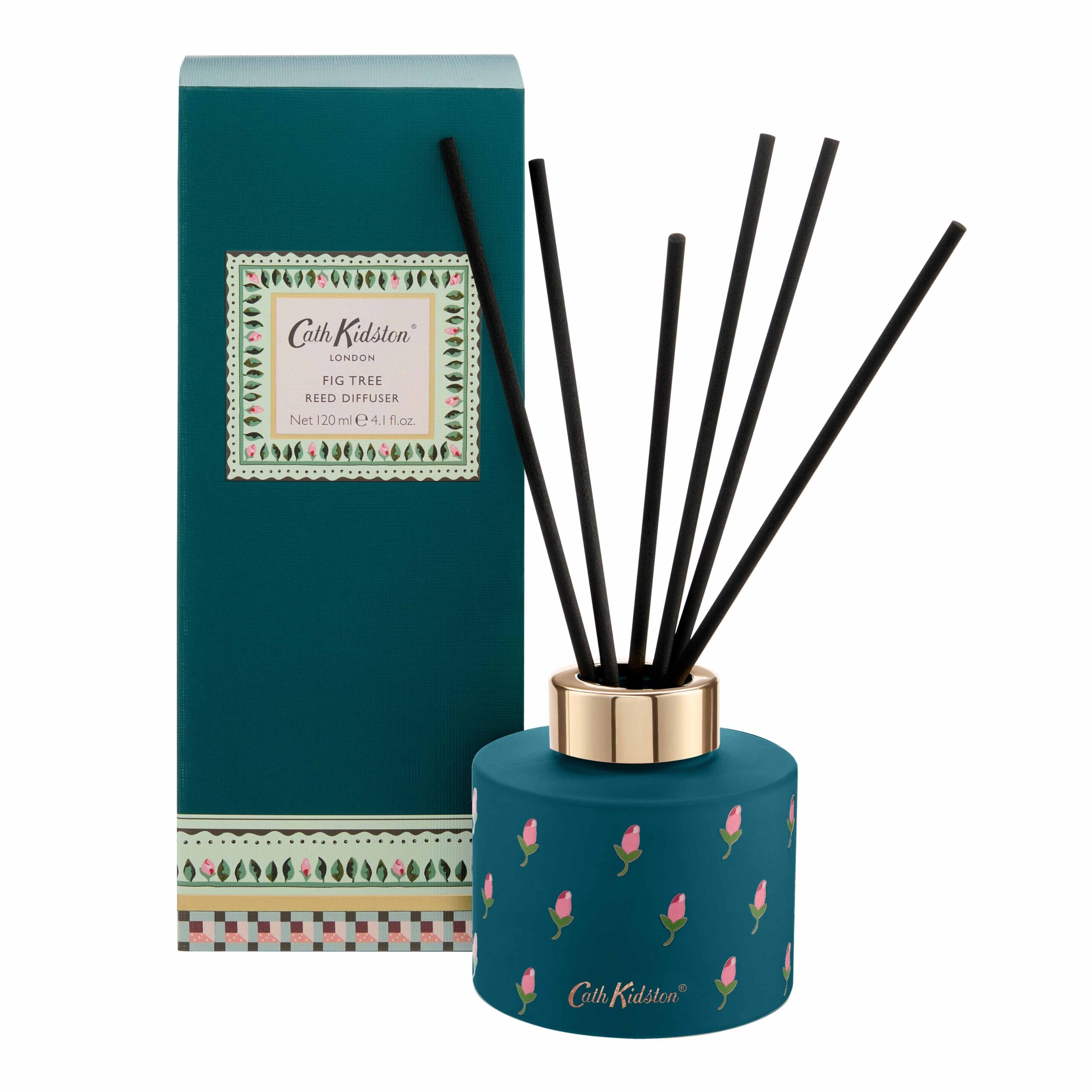 FG7143-A CK Home Fragrance Fig Tree Diffuser 120ml (Dark Green) - Image 1