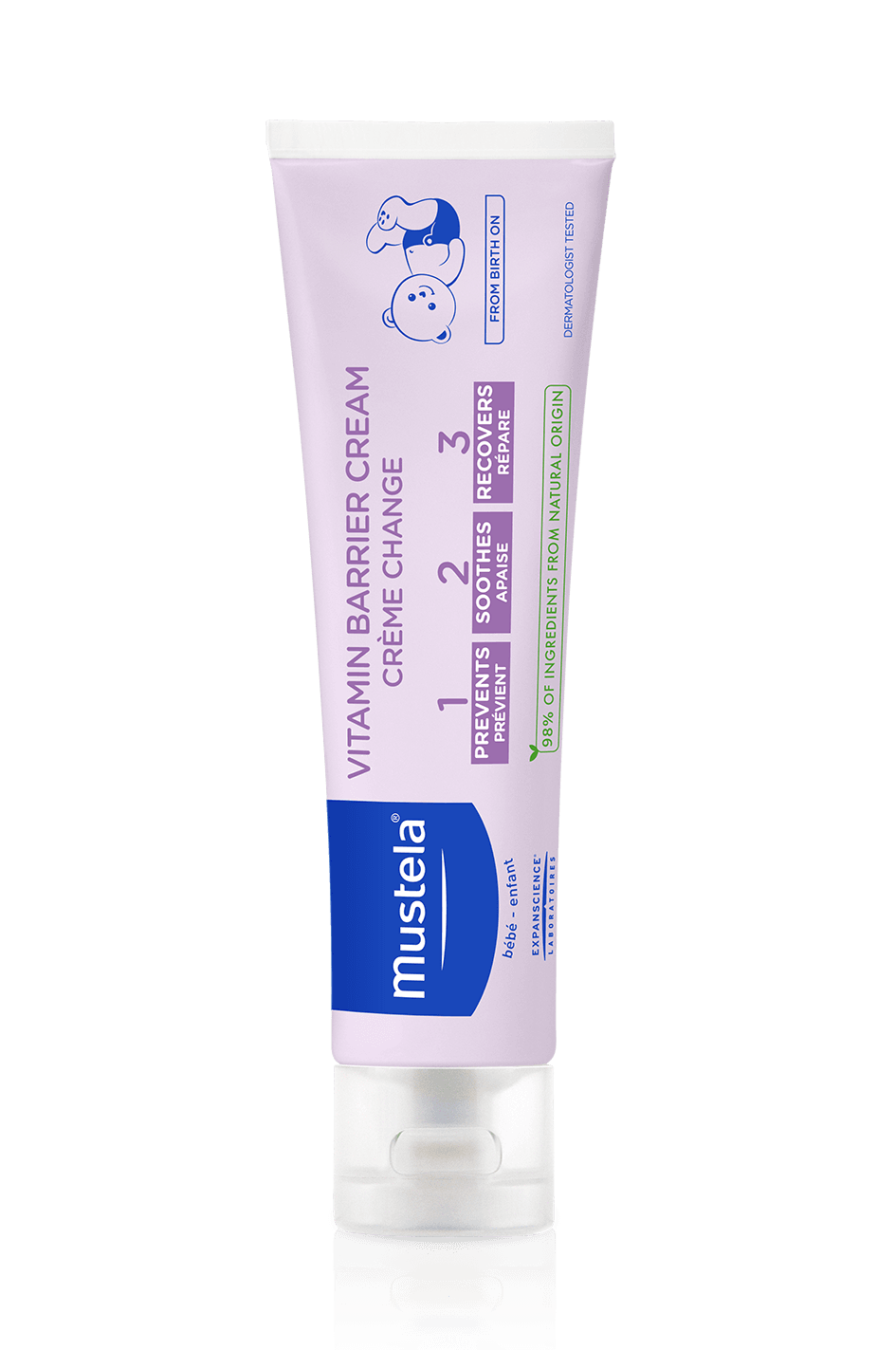Mustela Vitamin Barrier Cream 1.2.3 Mustela Vitamin Barrier Cream 1.2.3. - Image 1