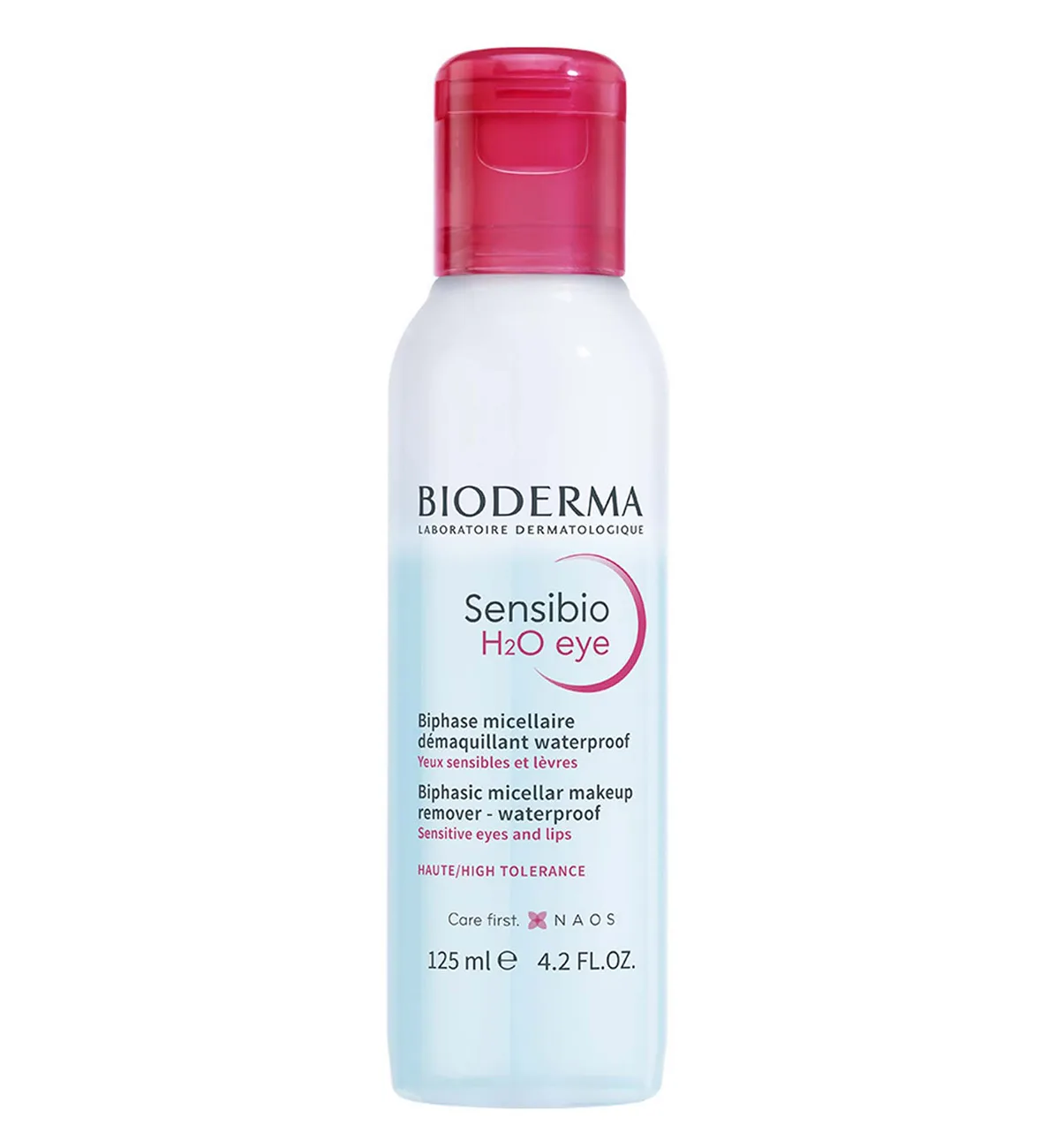 Bioderma Sensibio H2O  micellar water Eye waterproof makeup remover 125ML - Image 1