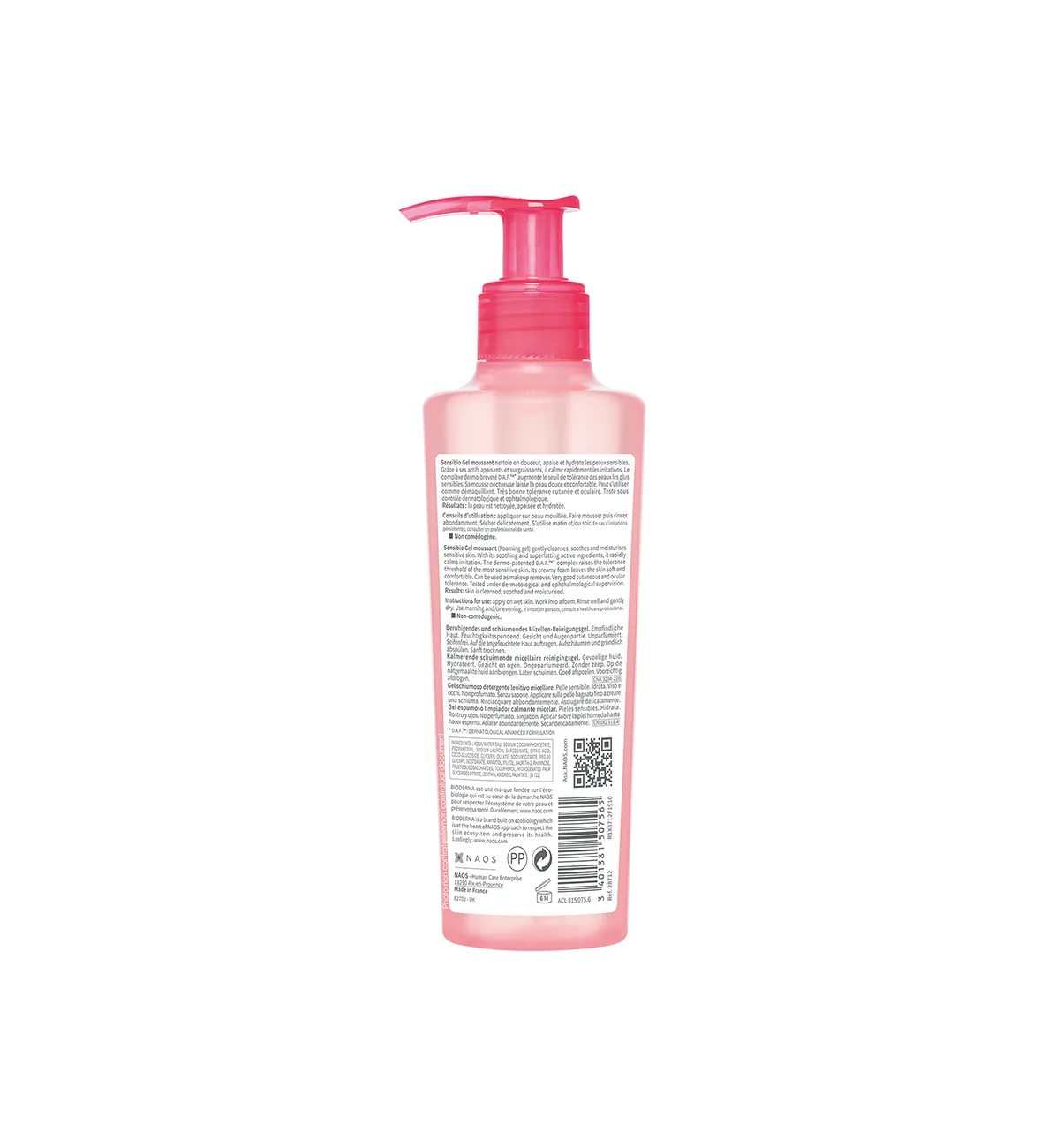 Bioderma Sensibio Foaming Gel face wash for sensitive skin 200ML - Image 2