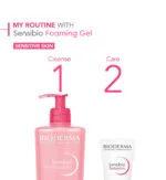 Bioderma Sensibio Foaming Gel face wash for sensitive skin 200ML - Image 4