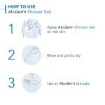 Bioderma Atoderm Shower Gel, Body Wash for normal to dry Skin 200ML - Image 4