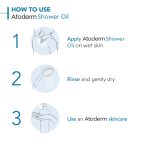 Bioderma Atoderm Shower Oil, Body Wash for very Dry skin prone to Eczema 200mL - Image 3