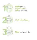 Bioderma Sébium Foaming Gel face wash for oily skin prone to acne 200ML - Image 2