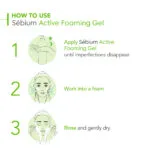 Bioderma Sébium Active Foaming Gel gentle face wash for acne-prone skin 200ML - Image 2
