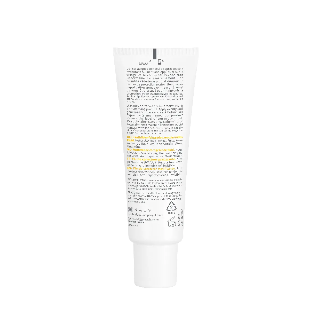 Bioderma Photoderm AKN Mat SPF30+ Sunscreen for combination to oily skin prone to acne 40ML - Image 2