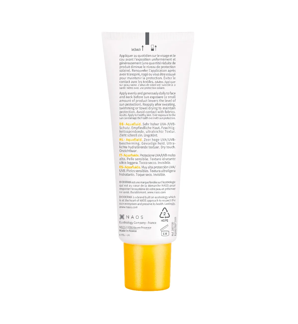 Bioderma Photoderm Aquafluide SPF50+ Face Sunscreen for Sensitive Skin 40ML - Image 3