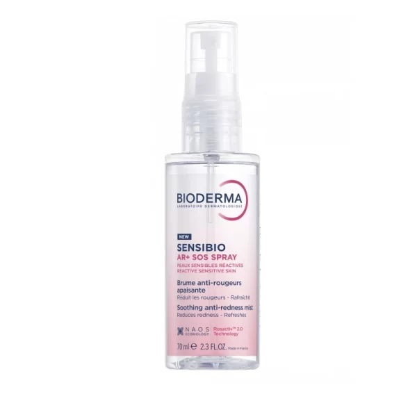 Sensibio AR+ SOS Spray – Soothing anti-redness mist for sensitive skin prone to redness 70ML