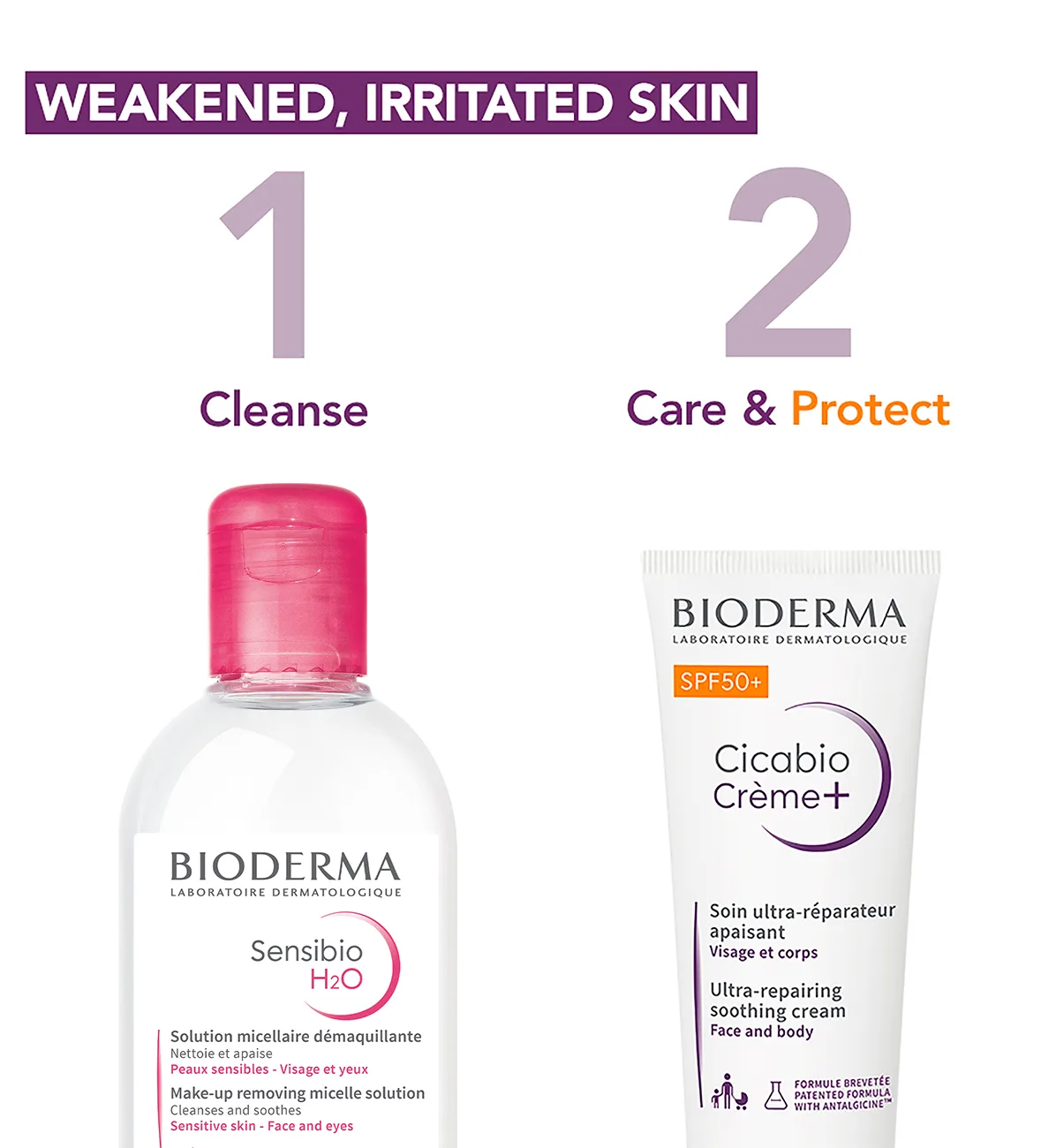 Bioderma Cicabio Creme+ SPF50+ 40ml - Image 5