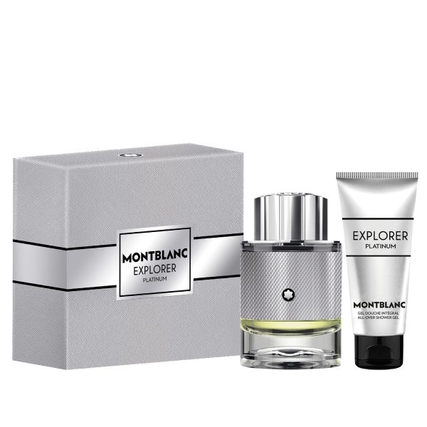 Montblanc Explorer Platinum Gift Set: Eau de Parfum 60ml + Shower Gel 100ml