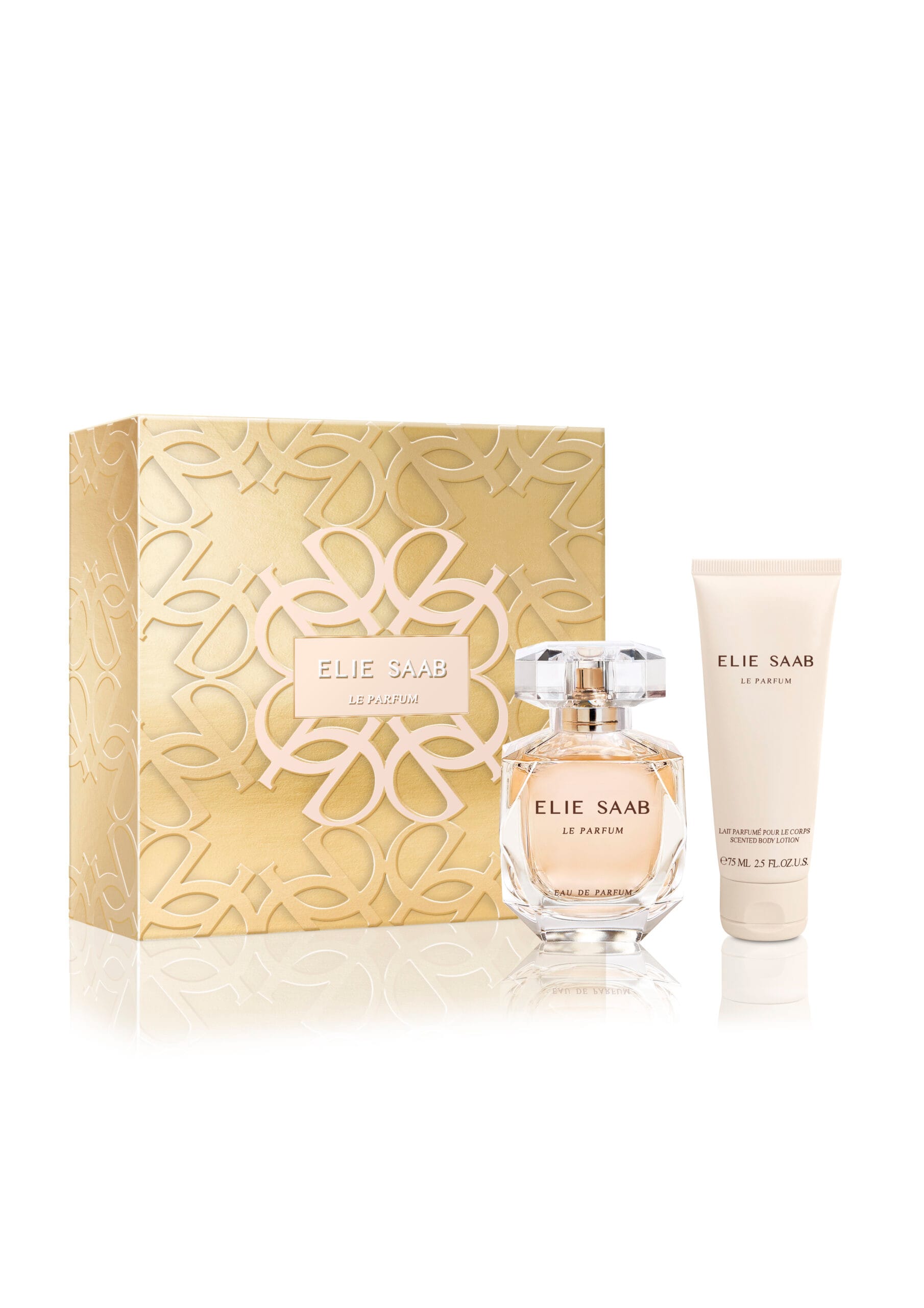 7640233342701_2 Elie Saab Le Parfum Xmas 25 Gift Set Eau de Parfum 50ml + Body Lotion 75ml - Image 1