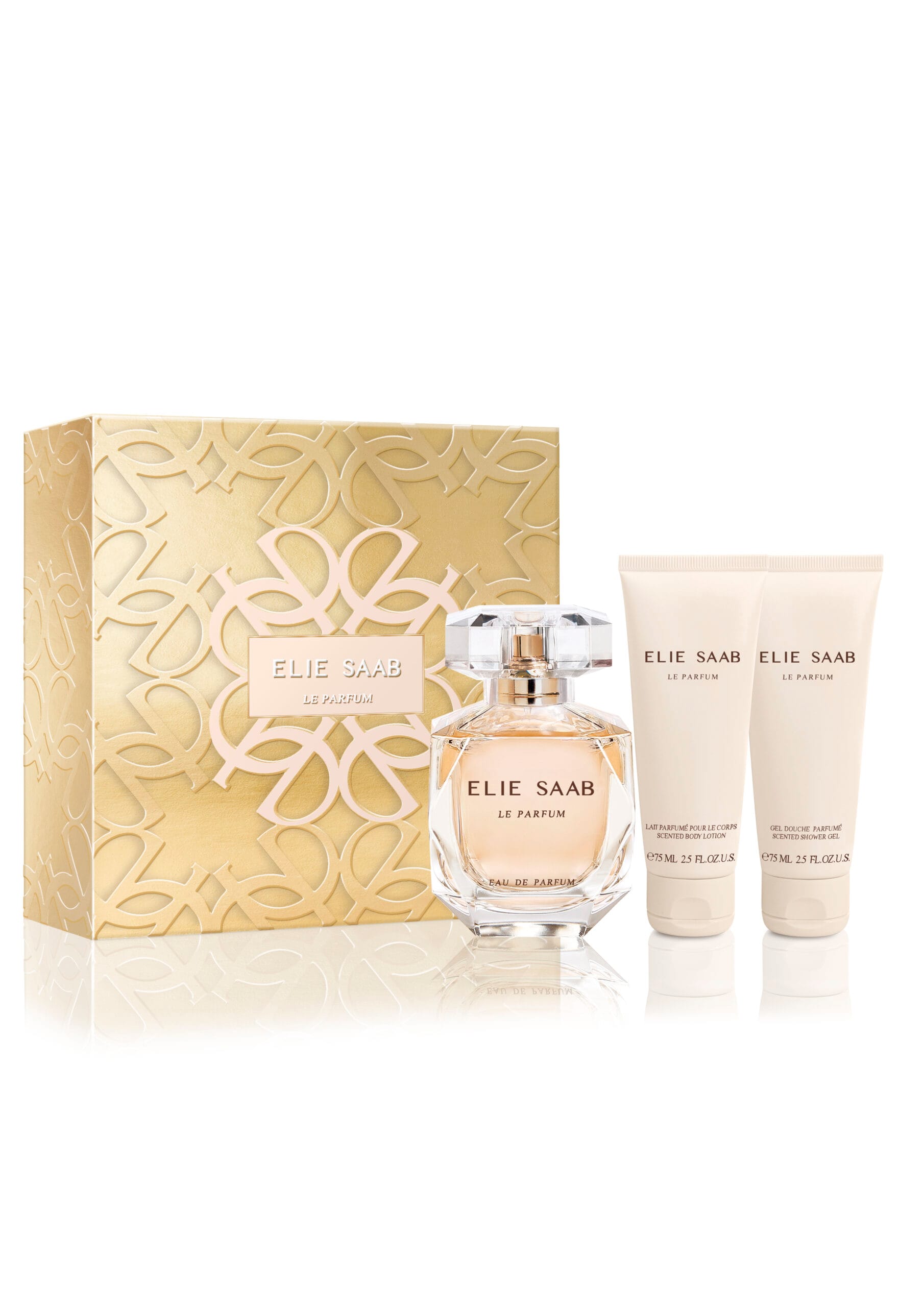 7640233342718_2 Elie Saab Le Parfum Xmas 25 Gift Set Eau de Parfum 90ML + Body Lotion 75ML + Shower Gel 75ML - Image 1
