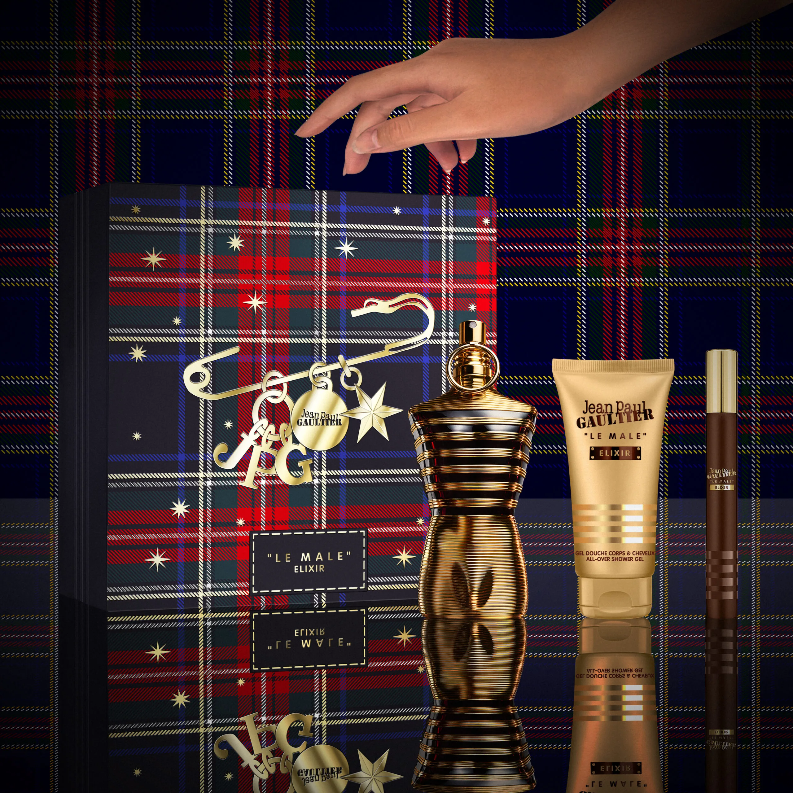 Jean Paul Gaultier Le Male Elixir Parfum Gift Set 75ml - Image 2