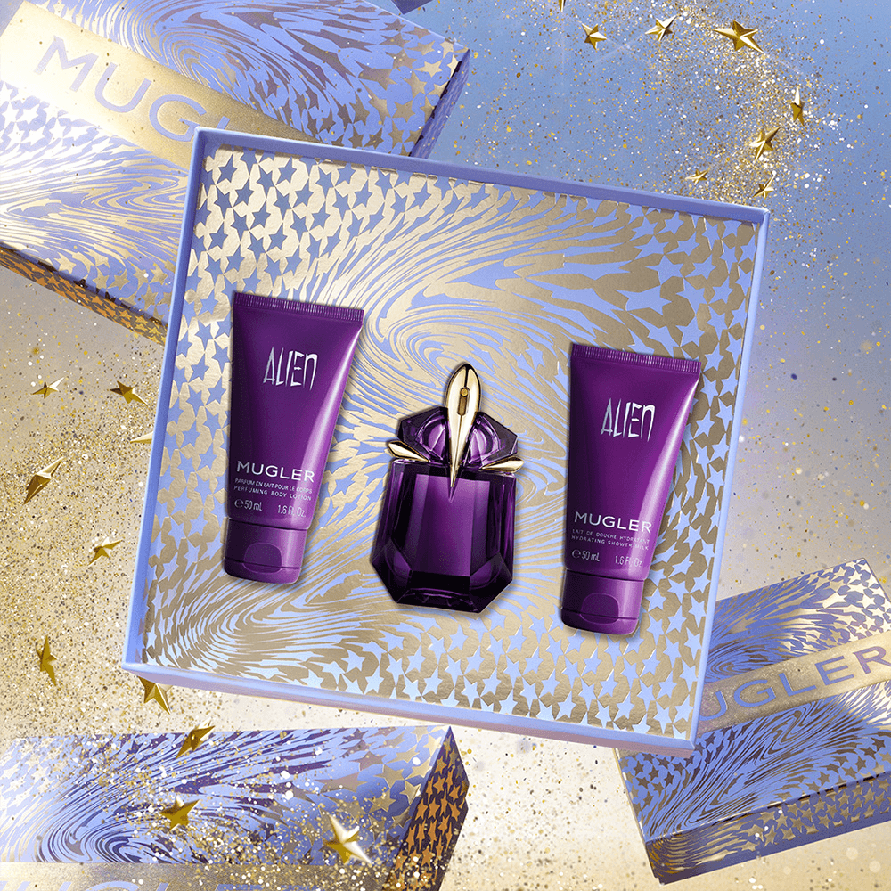 Mugler Alien 30ml Eau de Parfum, 50ml Body Lotion, 50ml Shower Gel