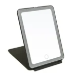 Alice Wheeler LED Light Up Soft Touch Travel Mirror (3 Light Settings)