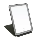 Alice Wheeler LED Light Up Soft Touch Travel Mirror (3 Light Settings)