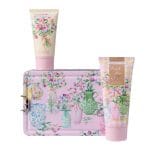 Heathcote & Ivory Sweet Pea Radiant Skin Tin (Softening Body Cream 100ml, Smoothing Body Serum 50ml)