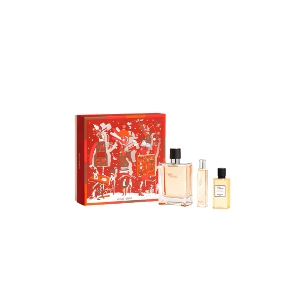 Terre d'Hermès Eau De Toilette Gift Set 100ml + 15ml + Shower Gel 40ml